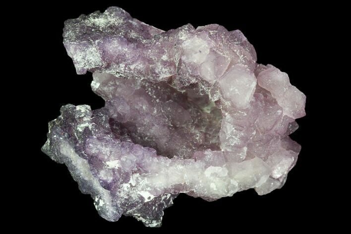 Purple Fluorite on Quartz Epimorphs - Arizona #103547